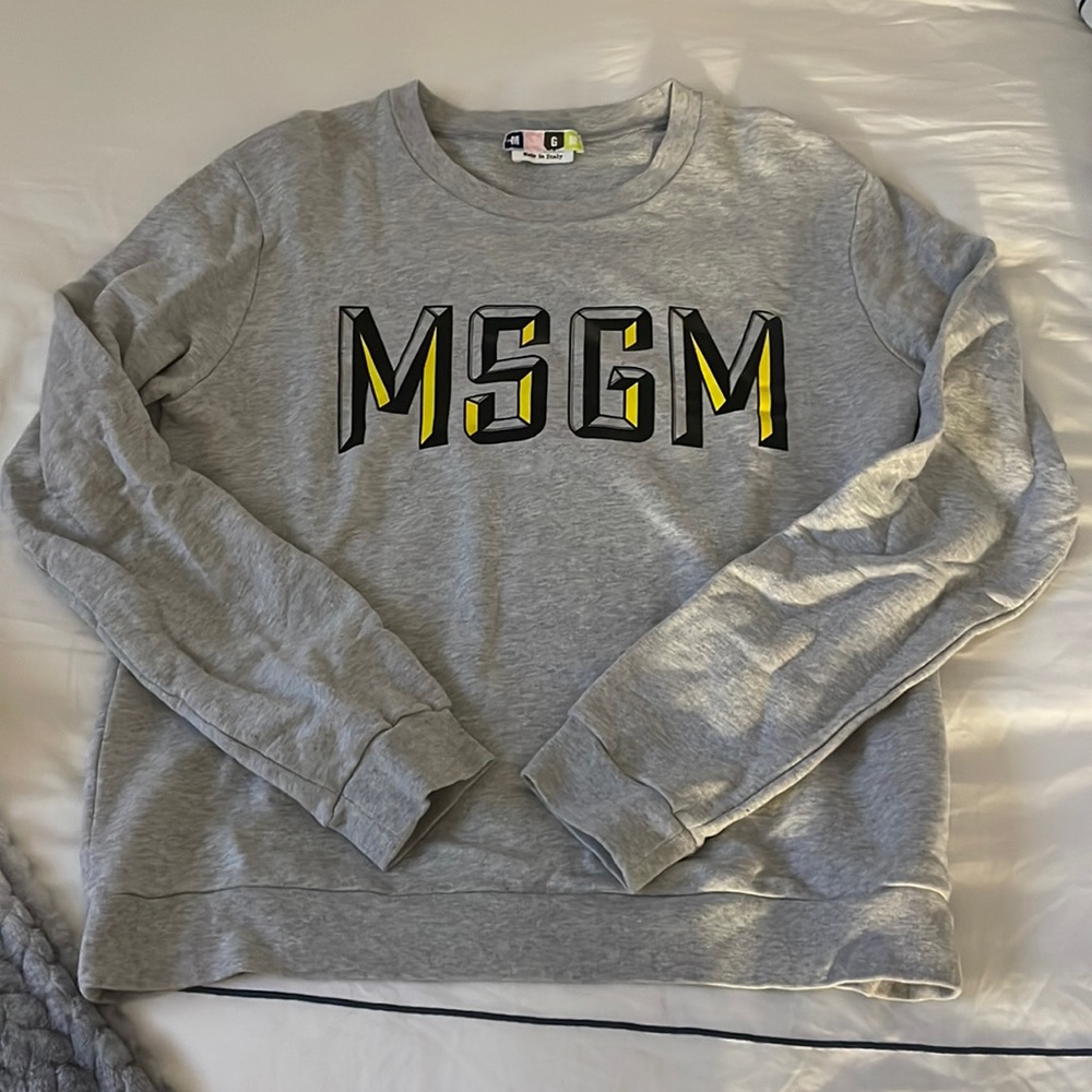 MSGM crewneck. Excellent condition. Work twice. Size L